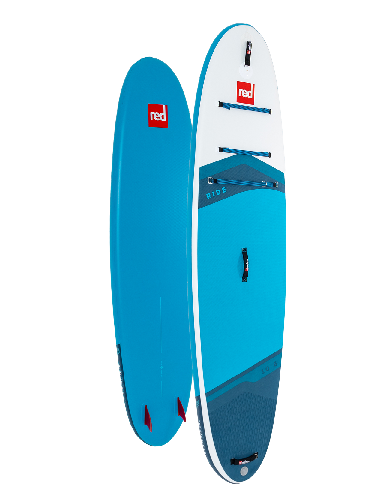 Red Paddle Co 10'6" Ride MSL Inflatable Paddle Board Package – Red