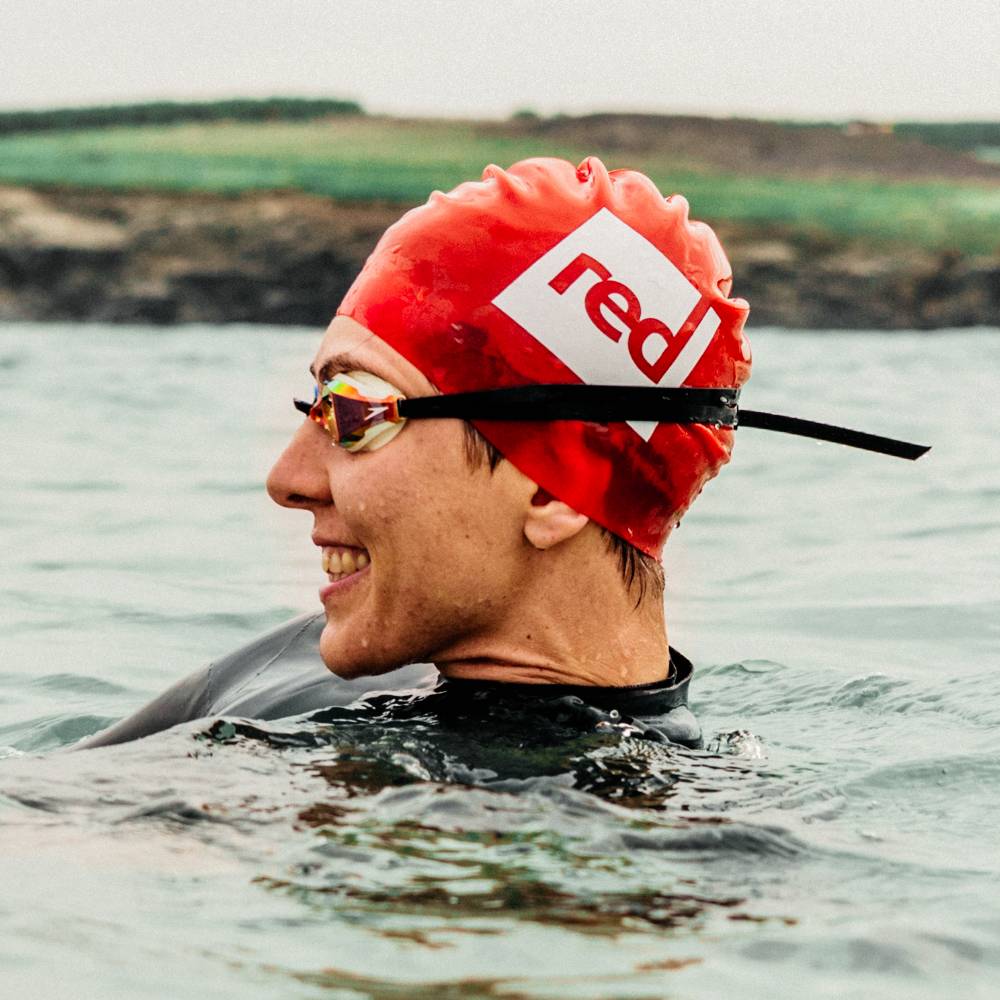 Silicone Swimming Cap - Red