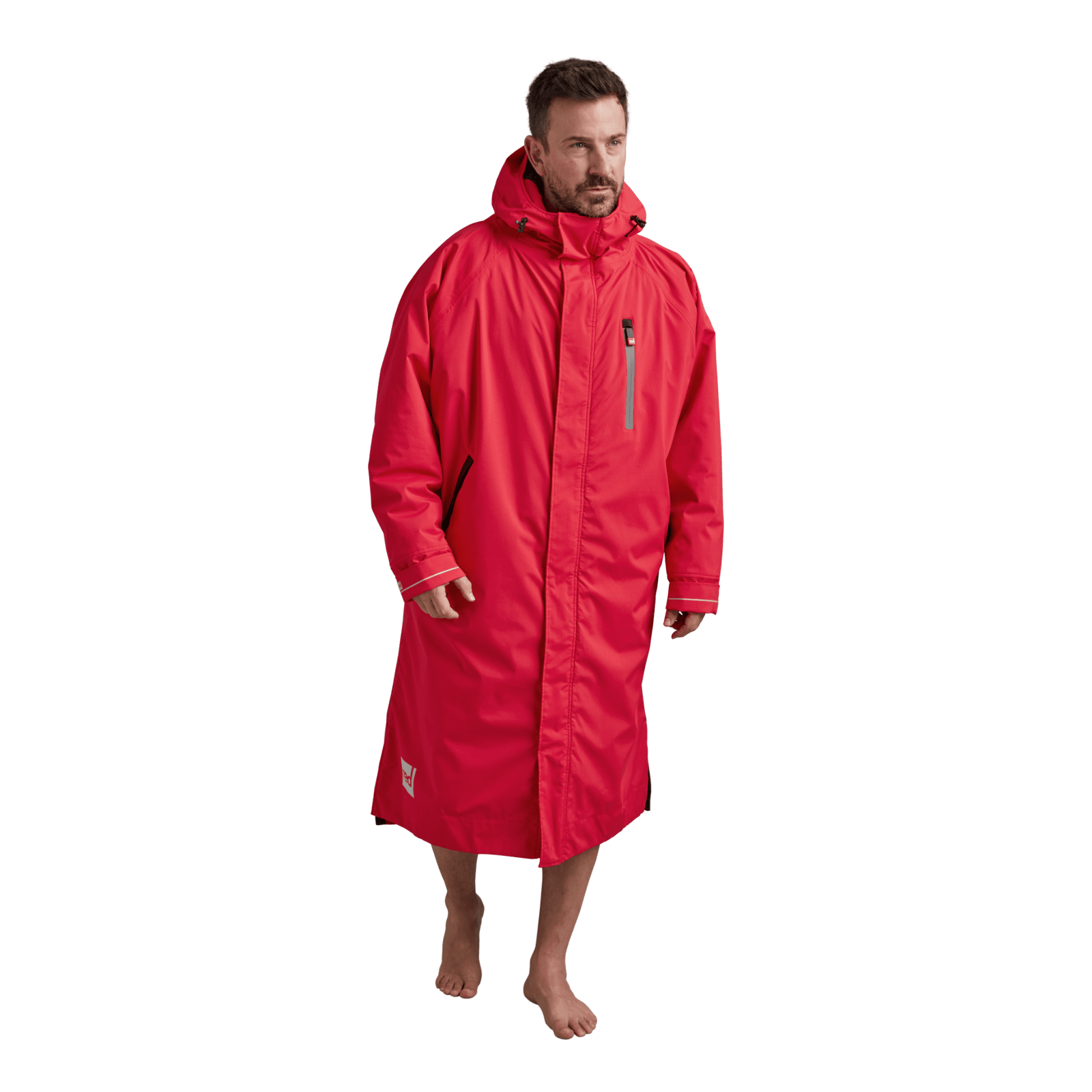 Men's Long Sleeve Dry Waterproof Changing Robe Alter Evo - Siren Red
