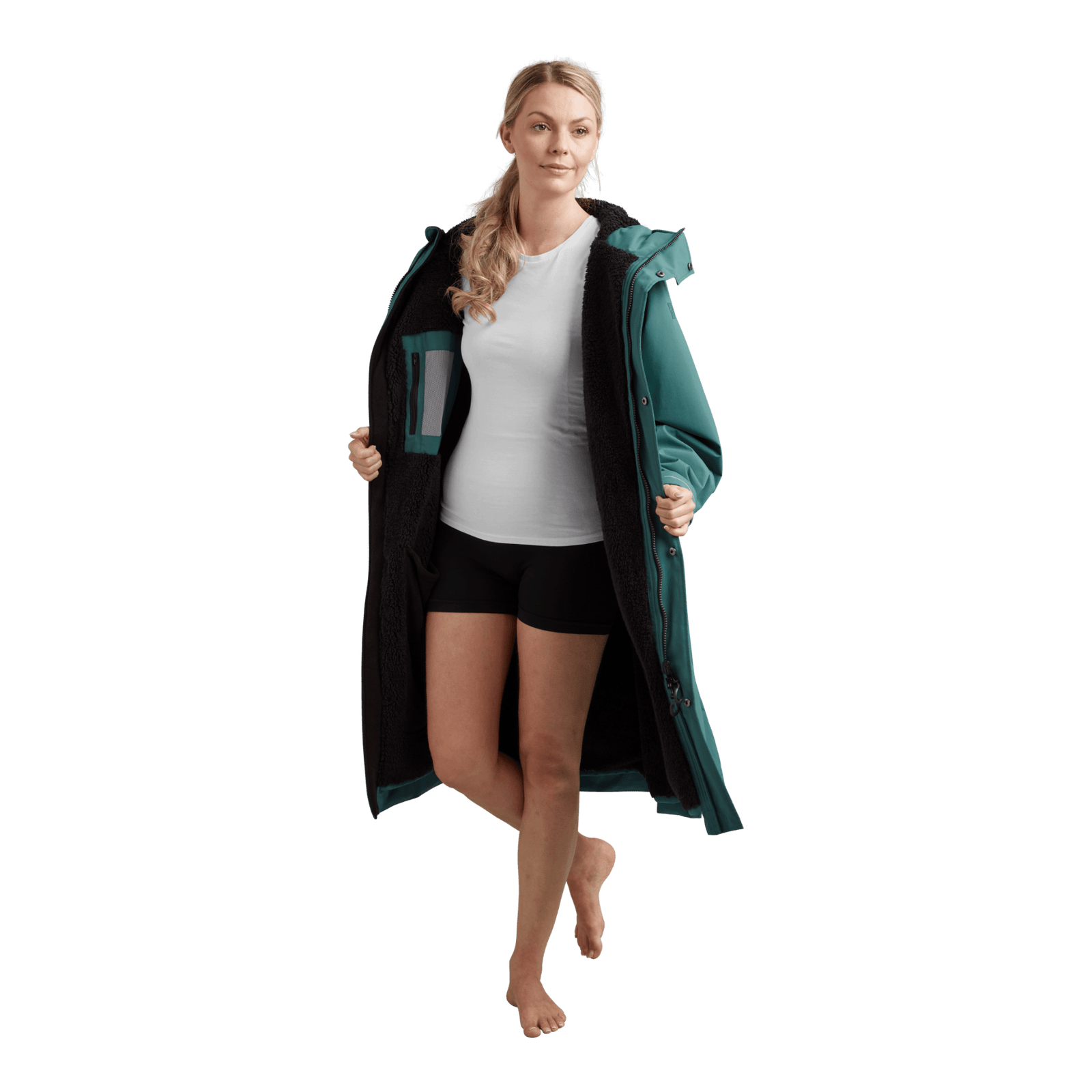 Women's Long Sleeve Dry Waterproof Changing Robe Alter Evo - Deep Teal