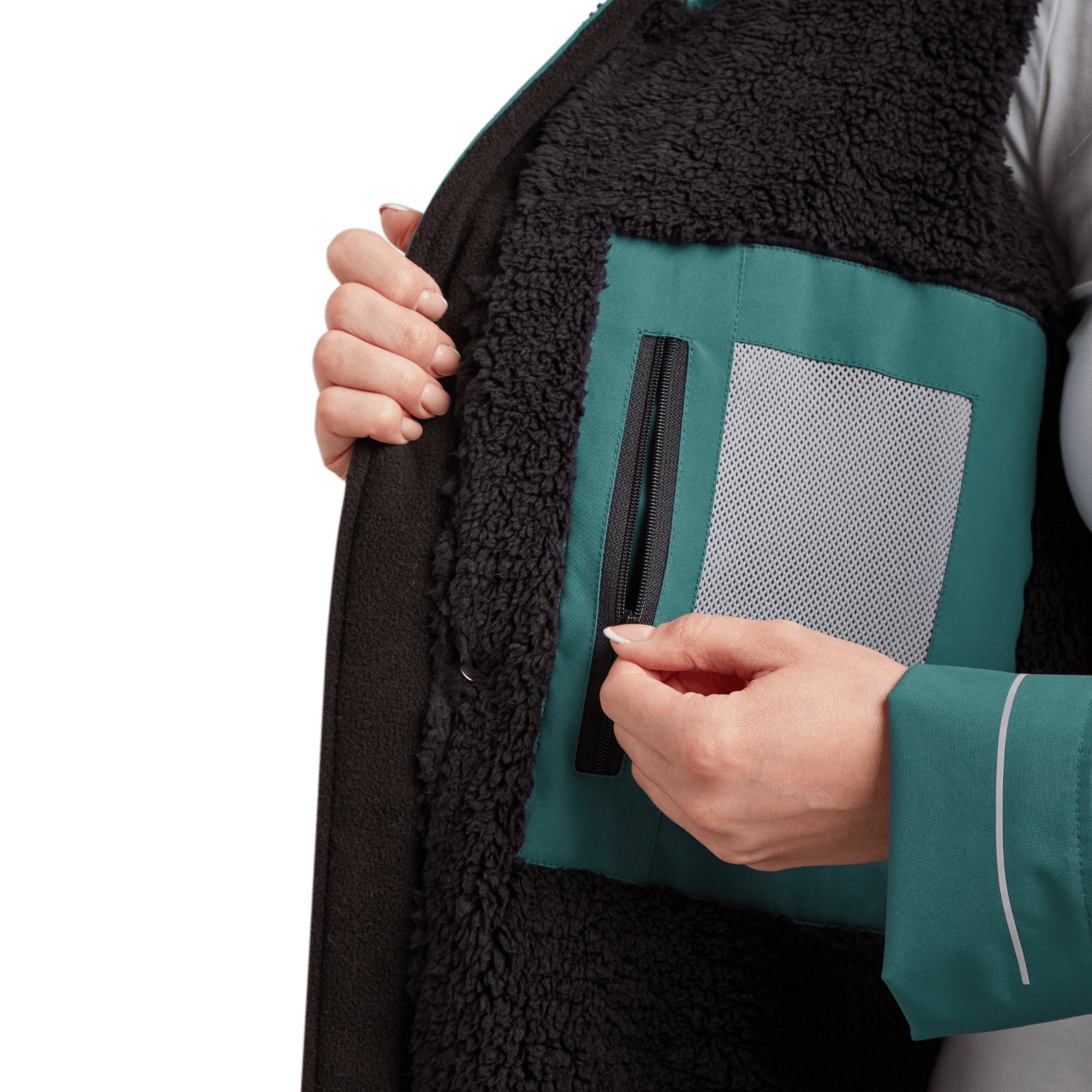 Women's Long Sleeve Dry Waterproof Changing Robe Alter EVO - Deep Teal