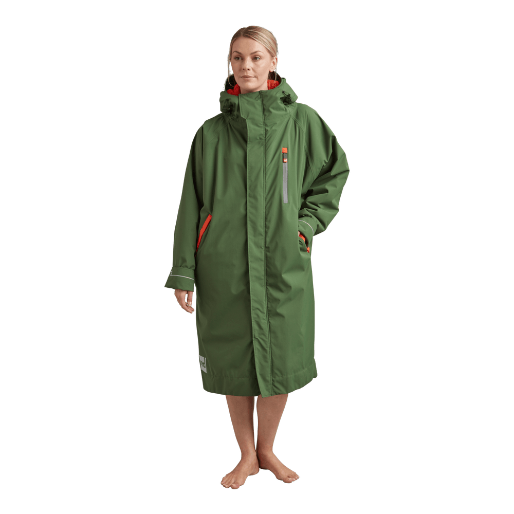 Women's Long Sleeve Dry Waterproof Changing Robe Alter EVO - Forest Green