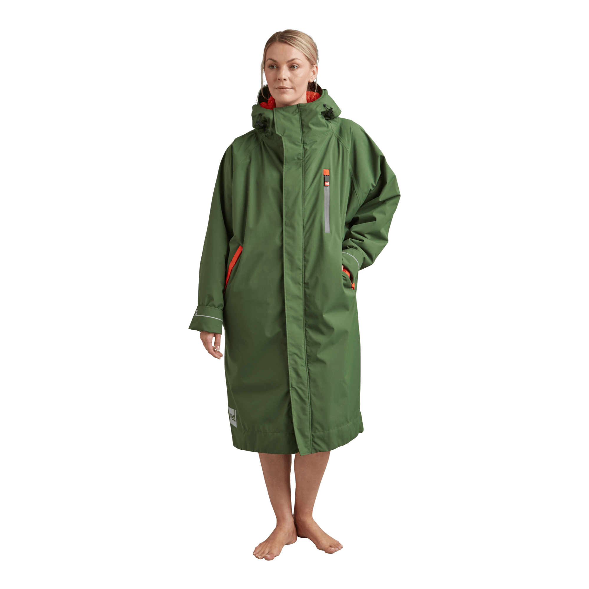 Women's Long Sleeve Dry Waterproof Changing Robe Alter EVO - Forest Green