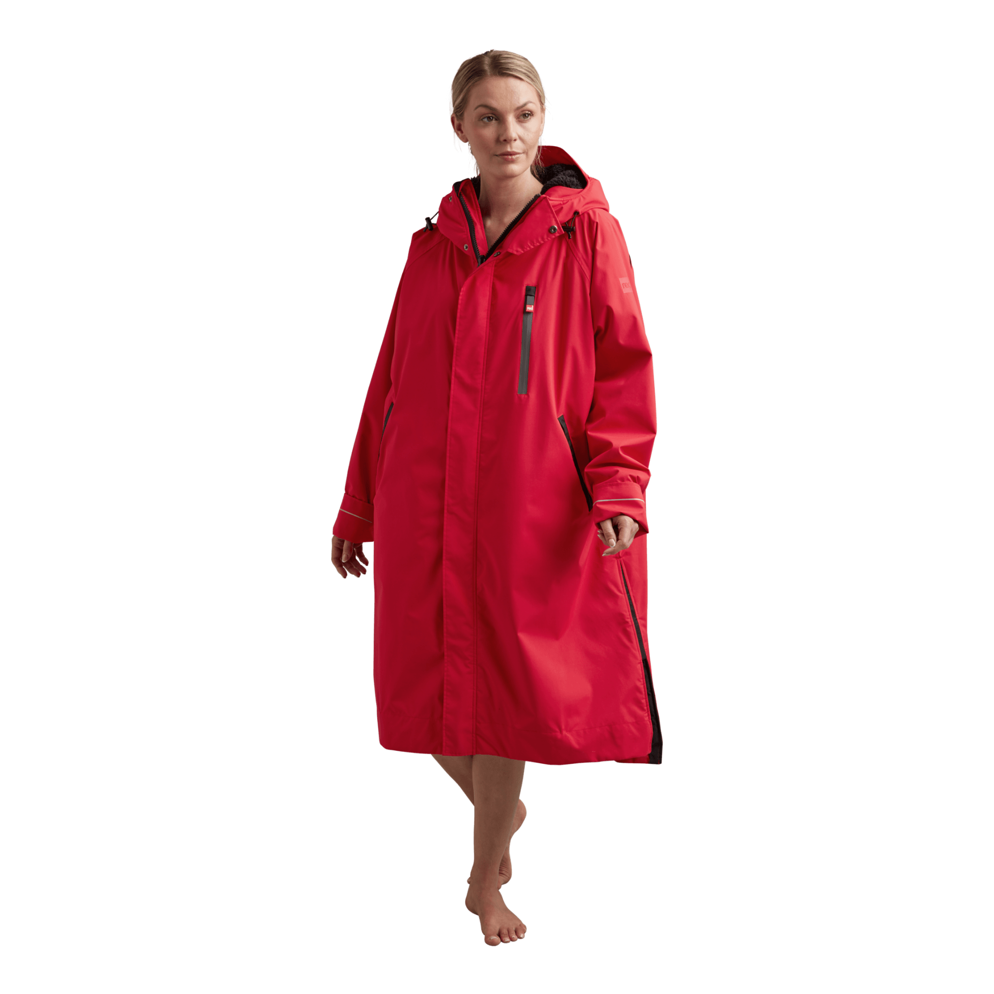 Women's Long Sleeve Dry Waterproof Changing Robe Alter EVO - Siren Red