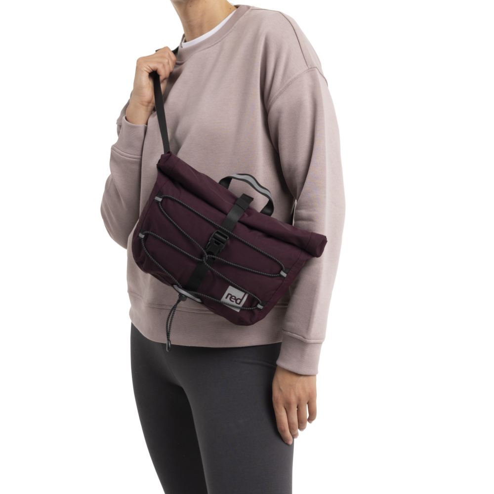 Lightweight Waterproof Crossbody Bag 7L - Rich Burgundy