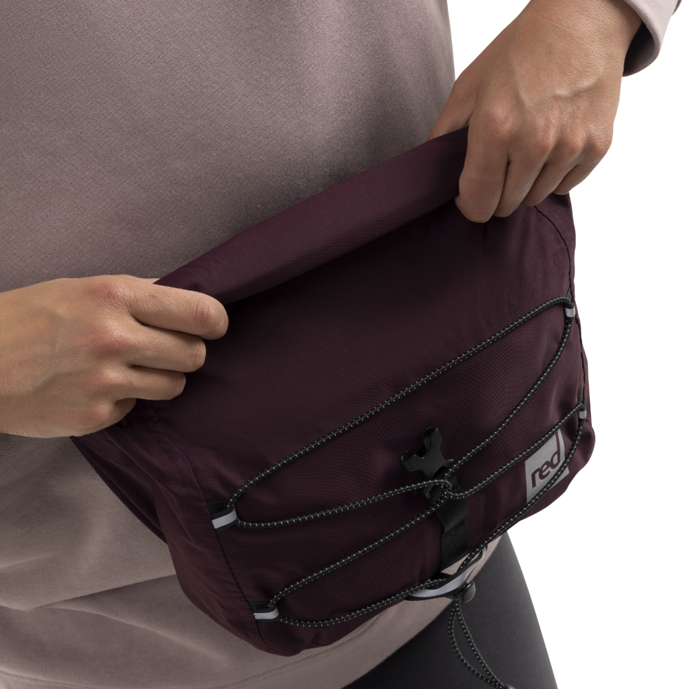 Lightweight Waterproof Crossbody Bag 7L - Rich Burgundy