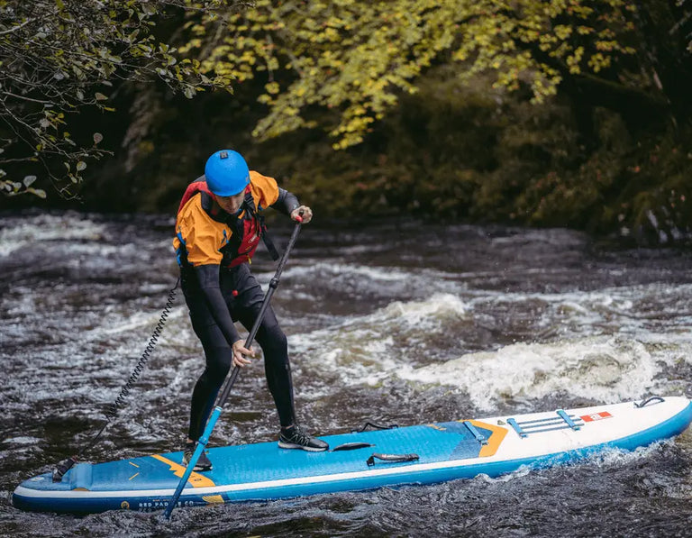 Resilient & Reinforced, Meet The New Red White Water Paddle Board