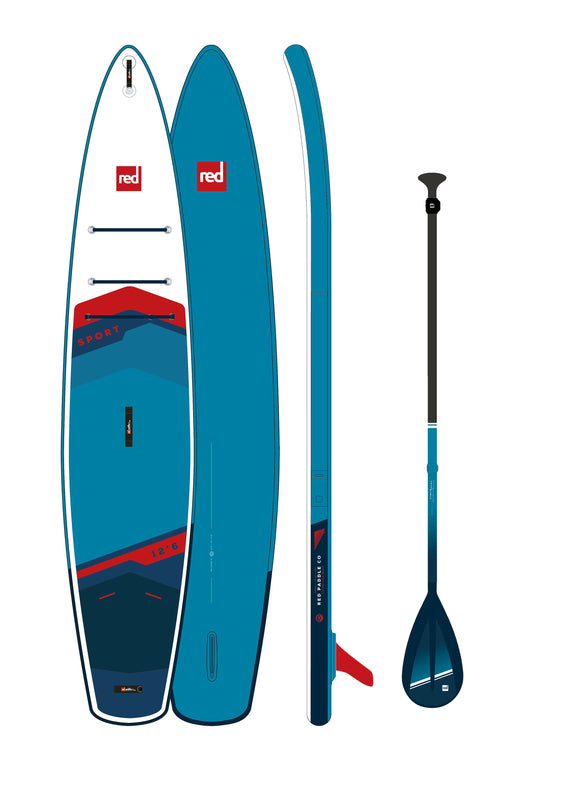 12'6" Sport MSL Inflatable Paddle Board Package.