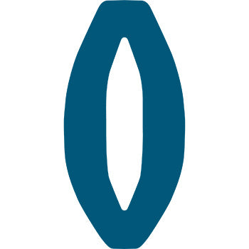 Fin Box Patch (click fin) - Compact Blue