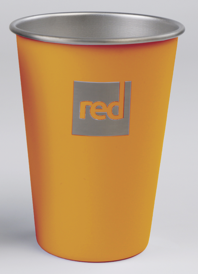 Stackable Stainless Steel Drinking Cups 500ml (2-Pack) – Bitter Orange