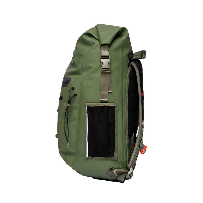 Red Equipment Adventure Waterproof Backpack 30L Olive Green Red Equipment ROW