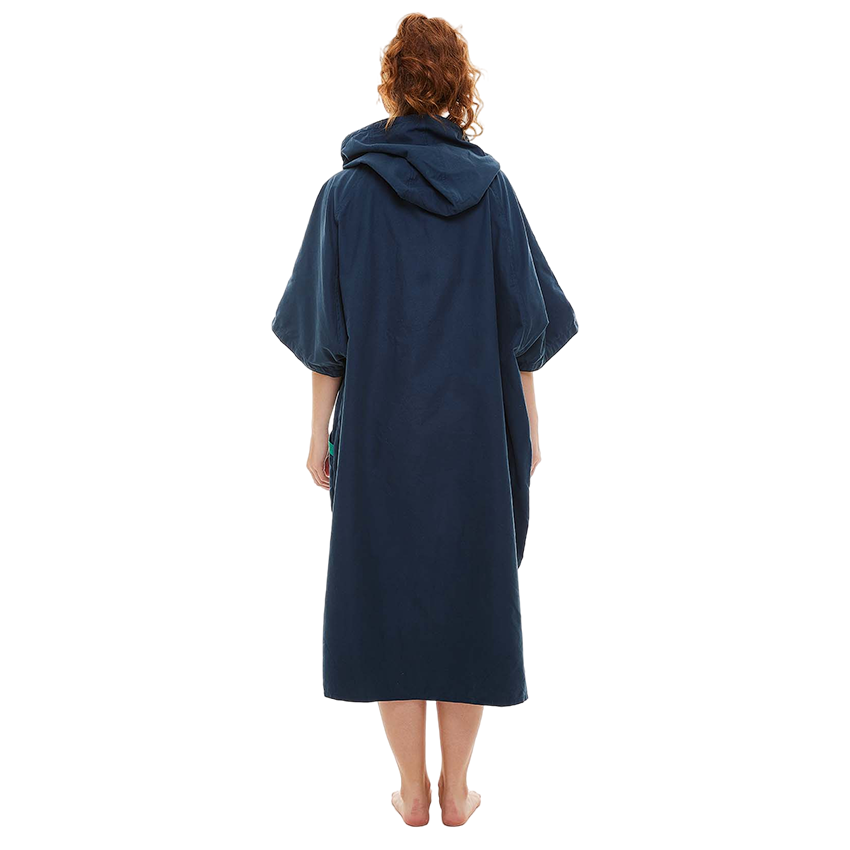 Women's Quick Dry Microfibre Changing Robe - Navy