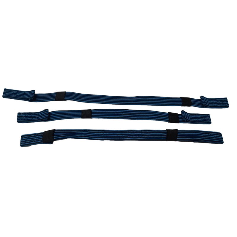 Flat Bungee 3 Pack – Blue