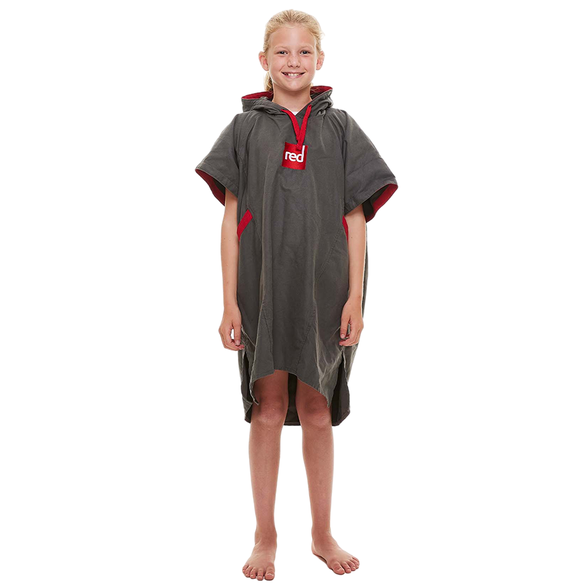 Kids’ Quick Dry Microfibre Changing Robe - Grey
