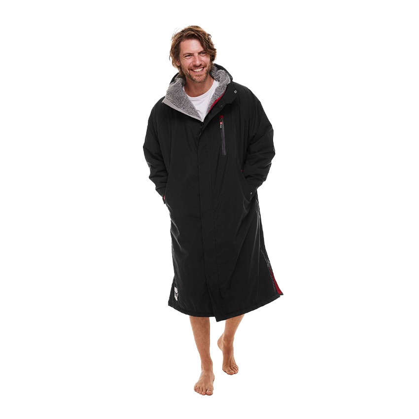 Men's Long Sleeve Pro Change Robe EVO - Black