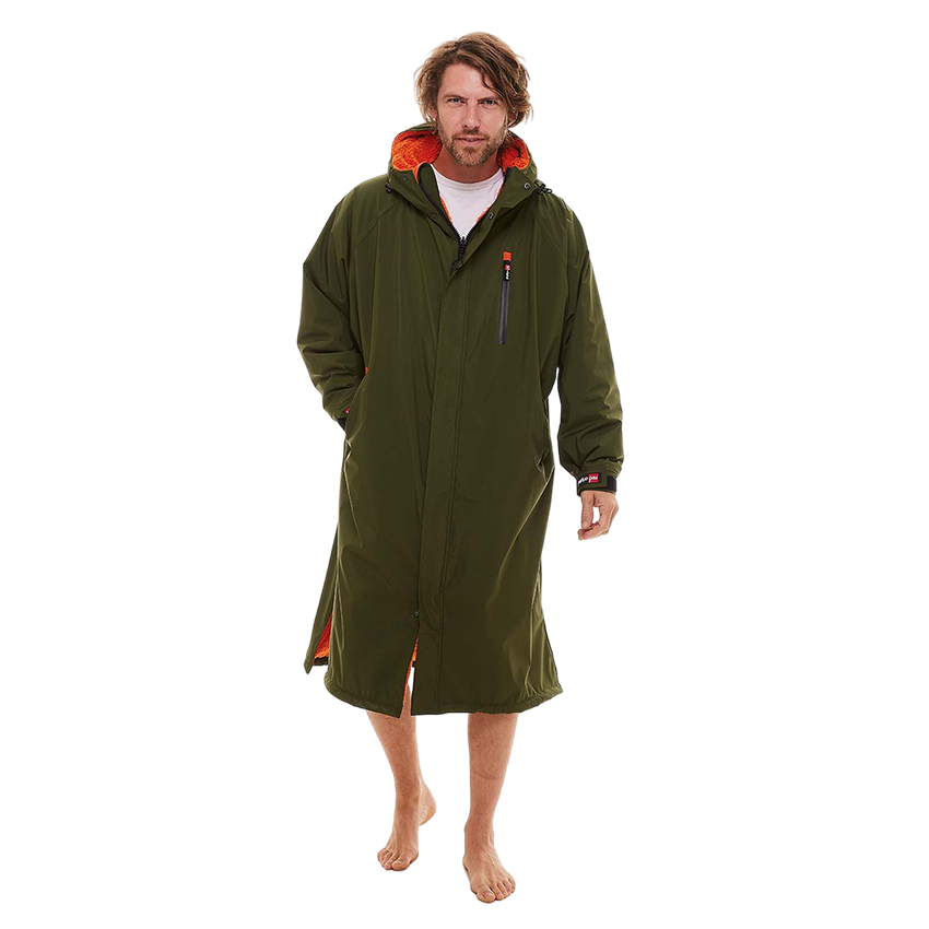 Men's Long Sleeve Pro Change Robe EVO - Parker Green