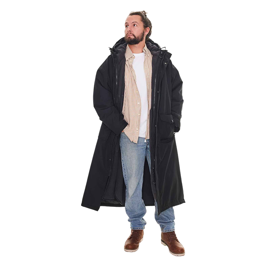 Men s Revolution Waterproof Parka Jacket Carbon Black Red Original Red Equipment ROW