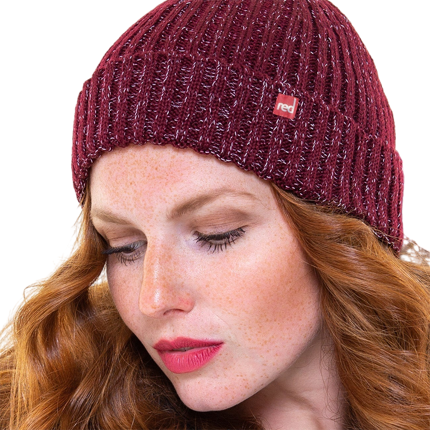 Merino Beanie - Burgundy