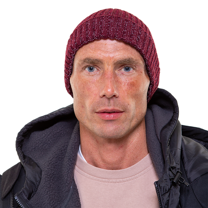 Merino Beanie - Burgundy