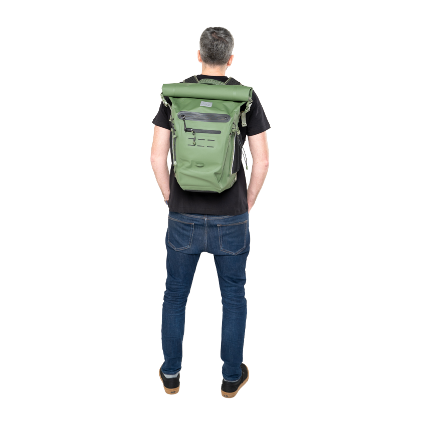 Olive green rucksack on sale