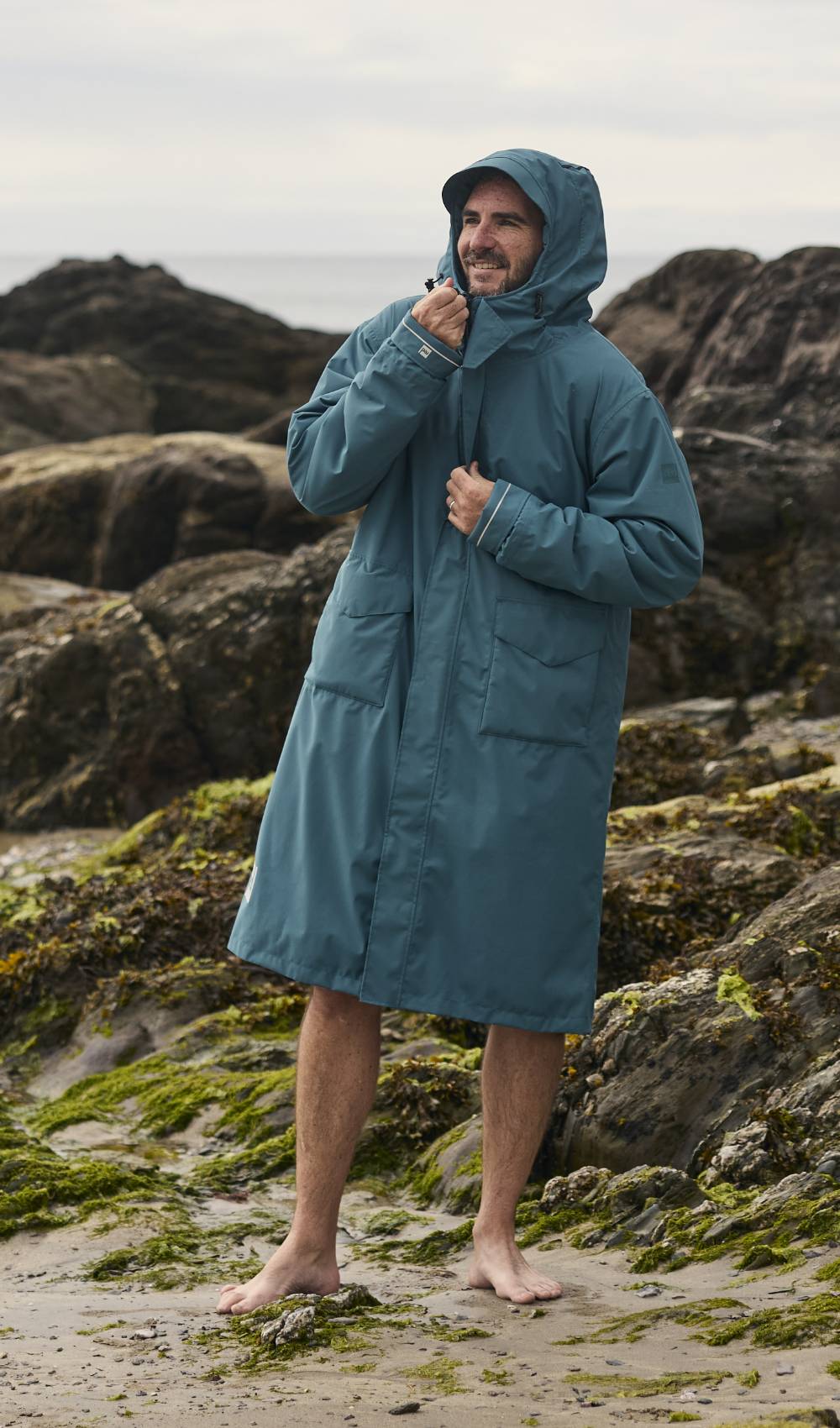 Red Equipment | Men's EVO Slim Fit Waterproof Parka Jacket - Teal