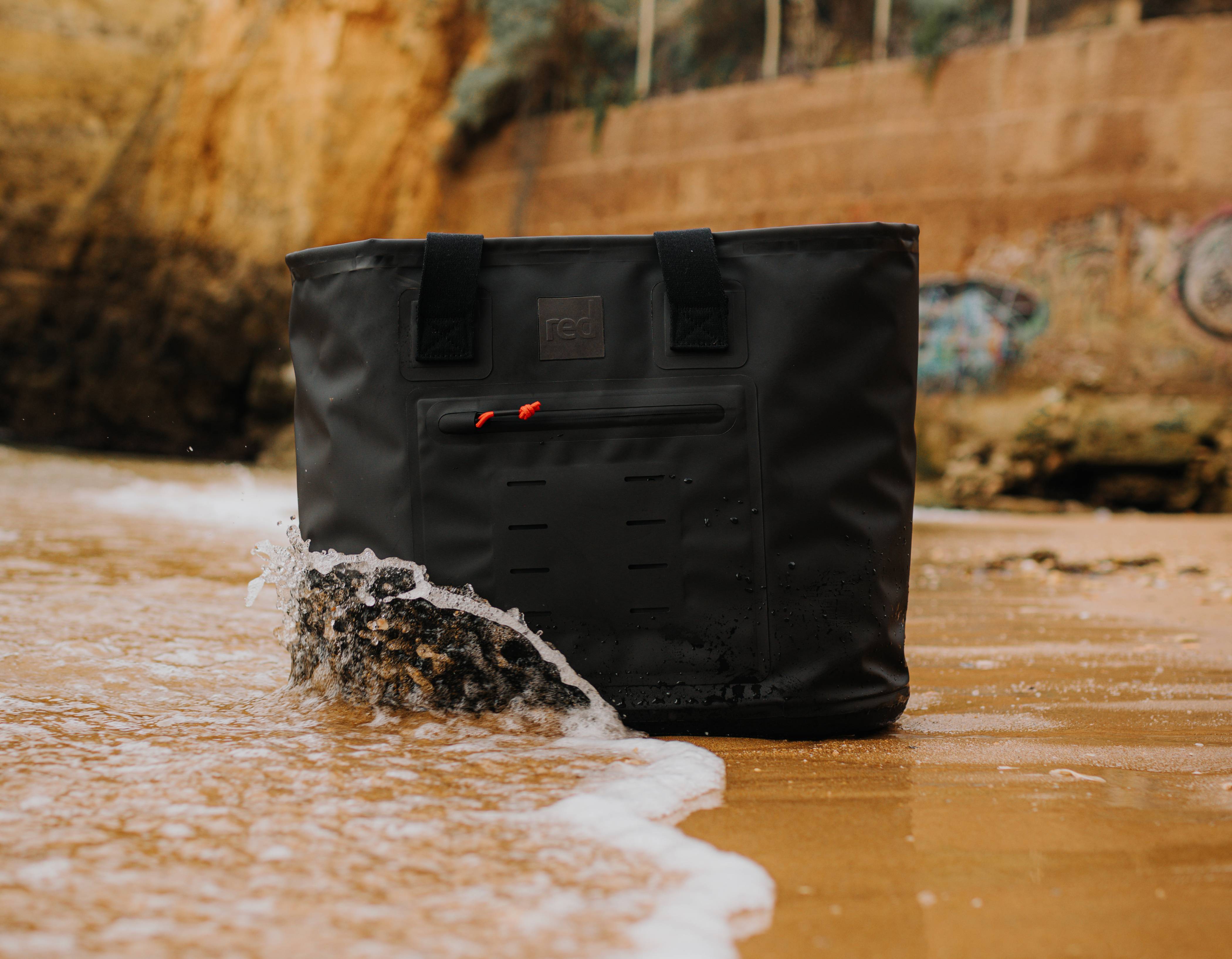 Red Equipment | Waterproof Tote Bag 33L - Obsidian Black – Red
