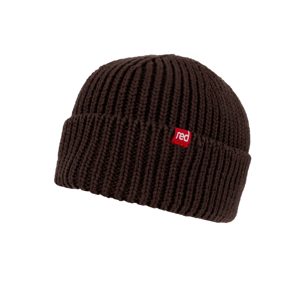 Flow Organic Cotton Beanie Hat - Deep Chestnut
