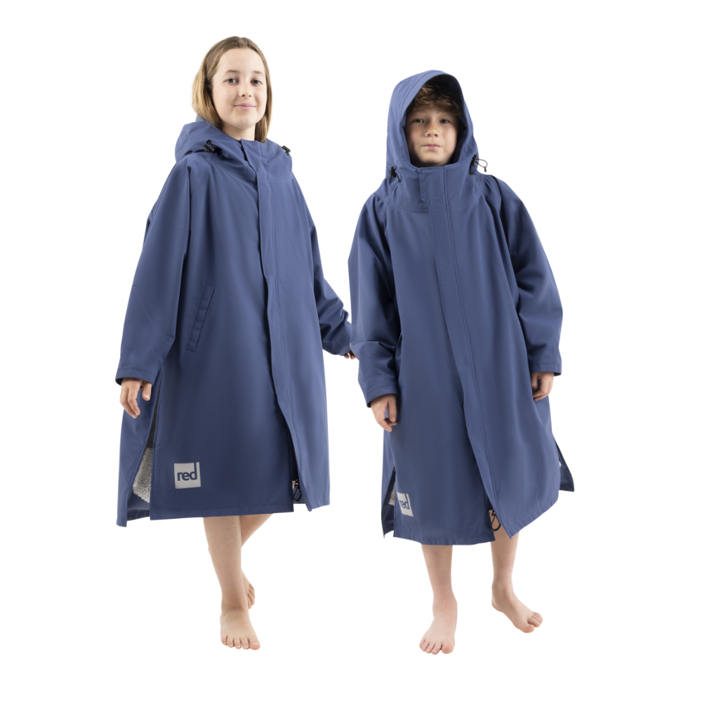 Kids’ Long Sleeve Waterproof Dry Changing Robe Alter EVO Pro - Admiral Blue