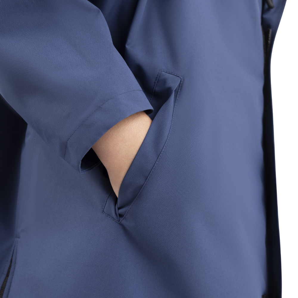 Kids’ Long Sleeve Waterproof Dry Changing Robe Alter EVO Pro - Admiral Blue