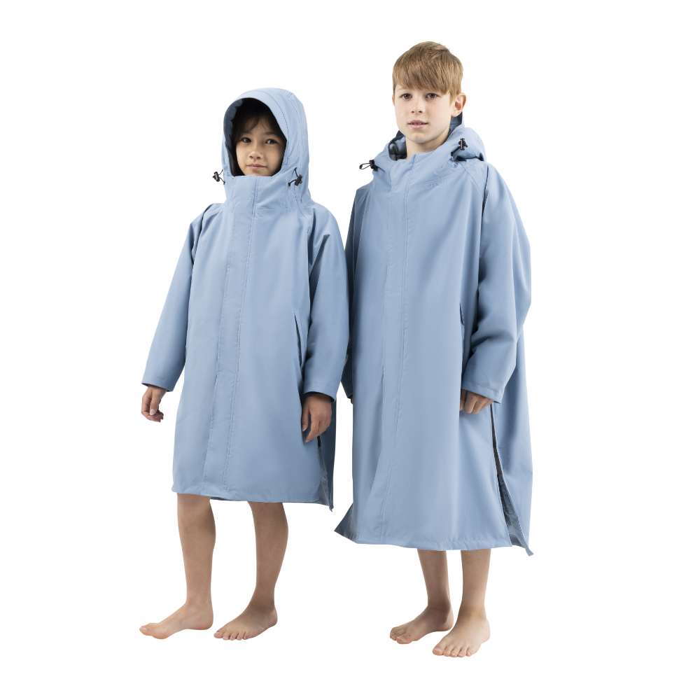 Kids’ Long Sleeve Waterproof Dry Changing Robe Alter EVO Pro - Alpine Blue