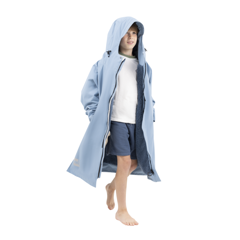 Kids’ Long Sleeve Waterproof Dry Changing Robe Alter EVO Pro - Alpine Blue