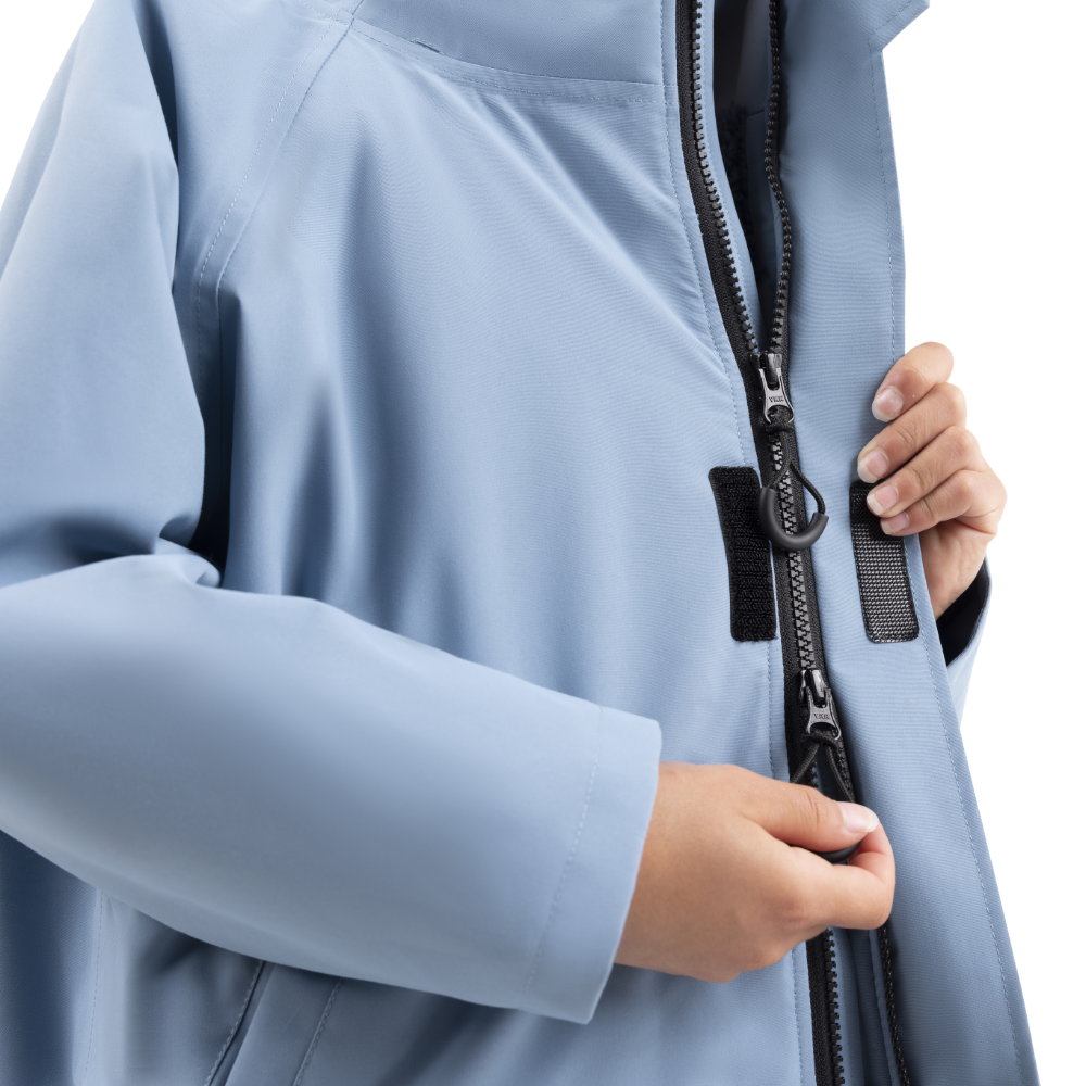 Kids’ Long Sleeve Waterproof Dry Changing Robe Alter EVO Pro - Alpine Blue
