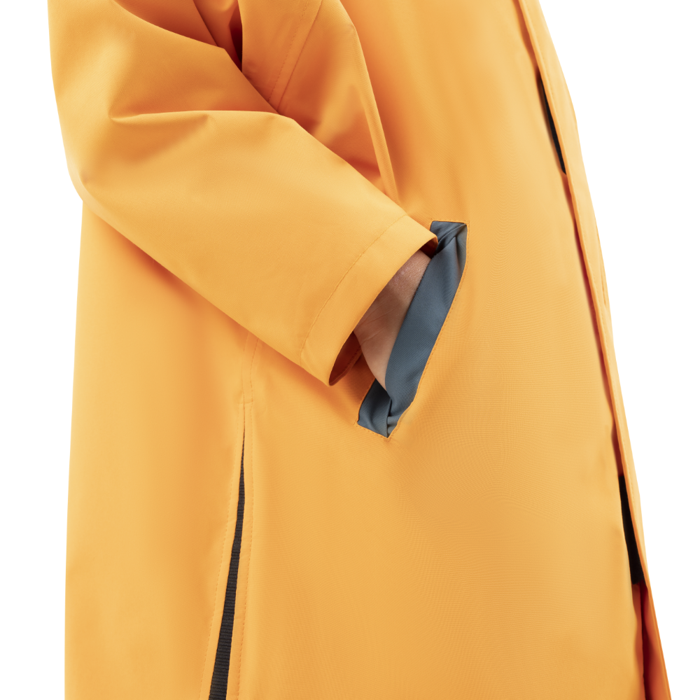 Kids’ Long Sleeve Waterproof Dry Changing Robe Alter EVO Pro - Bitter Orange