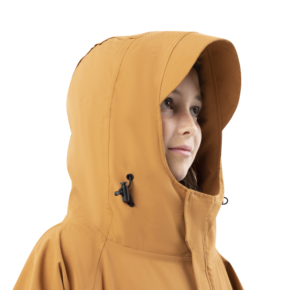 Kids’ Long Sleeve Waterproof Dry Changing Robe Alter EVO Pro - Caramel