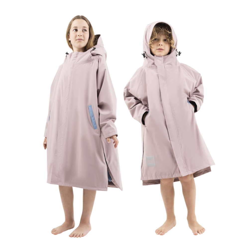 Kids’ Long Sleeve Waterproof Dry Changing Robe Alter EVO Pro - Salty Pink