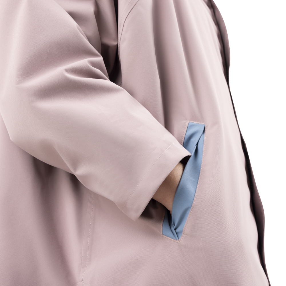 Kids’ Long Sleeve Waterproof Dry Changing Robe Alter EVO Pro - Salty Pink