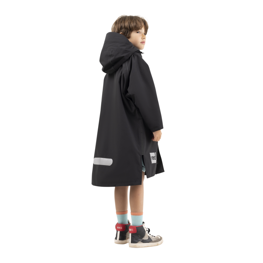 Kids’ Long Sleeve Waterproof Dry Changing Robe Alter EVO Pro - Stealth Black