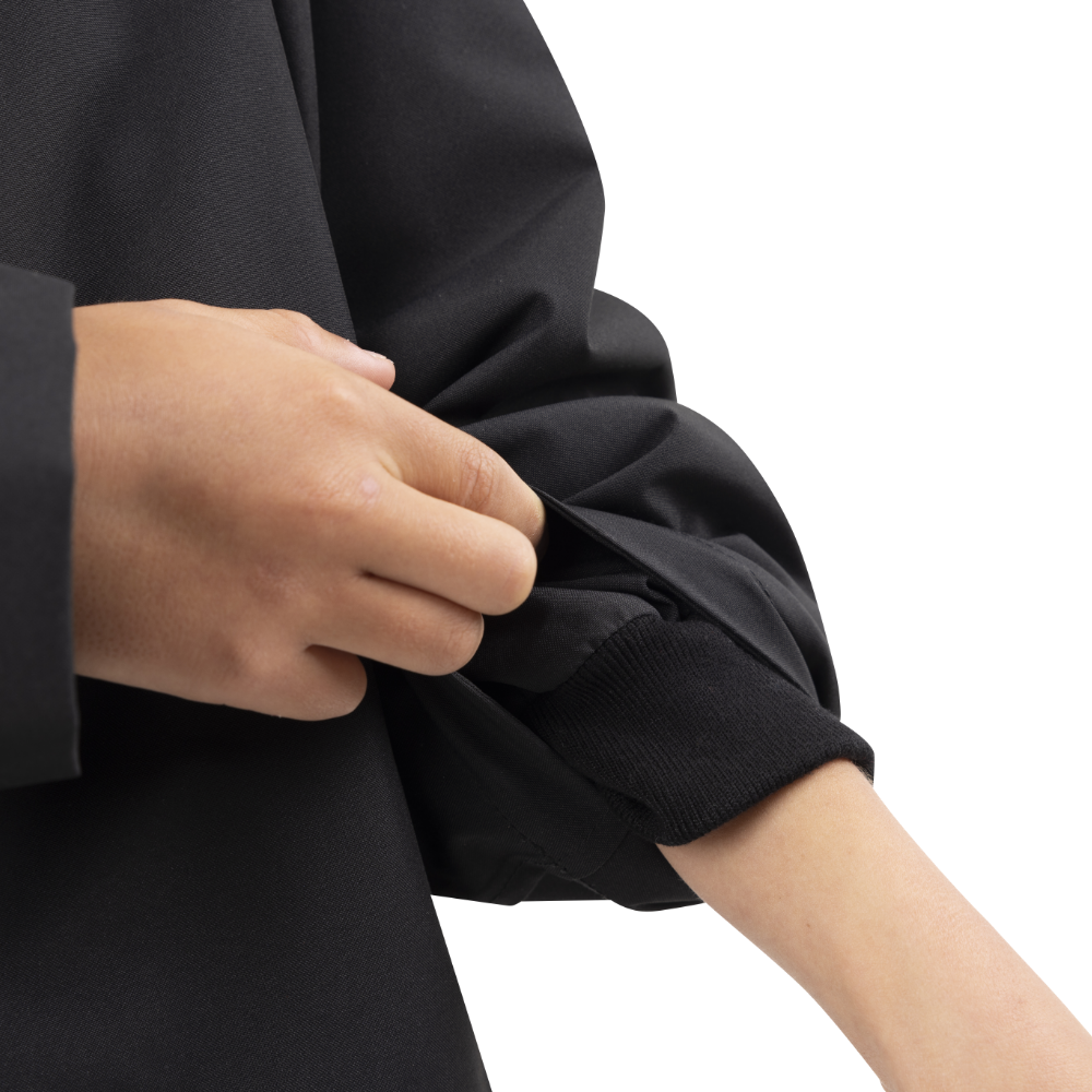 Kids’ Long Sleeve Waterproof Dry Changing Robe Alter EVO Pro - Stealth Black