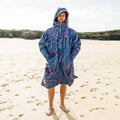 Men's Limited Edition Dry Waterproof Changing Robe Alter EVO Pro - Tidal Textures