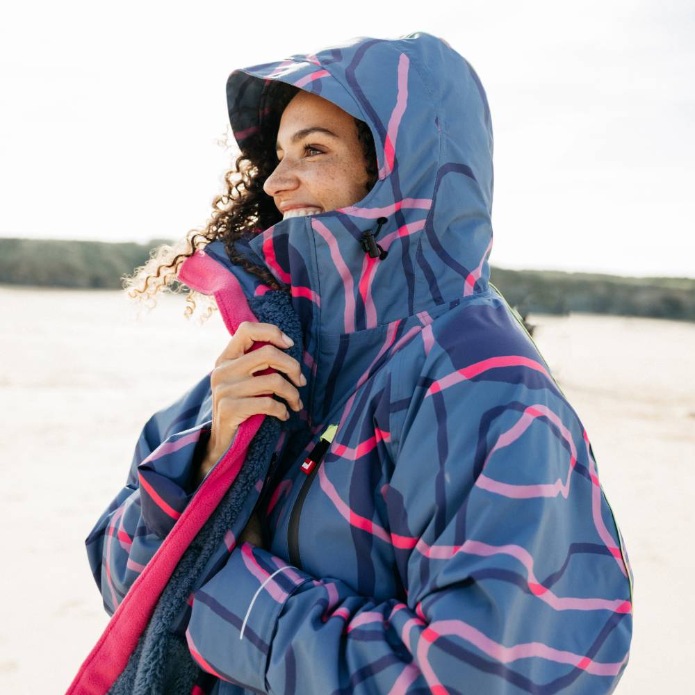 Women's Limited Edition Dry Waterproof Changing Robe Alter EVO Pro - Tidal Textures