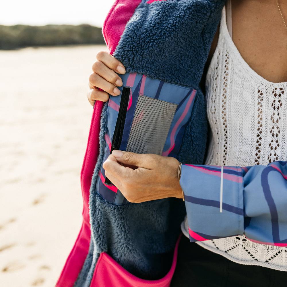 Women's Limited Edition Dry Waterproof Changing Robe Alter EVO Pro - Tidal Textures