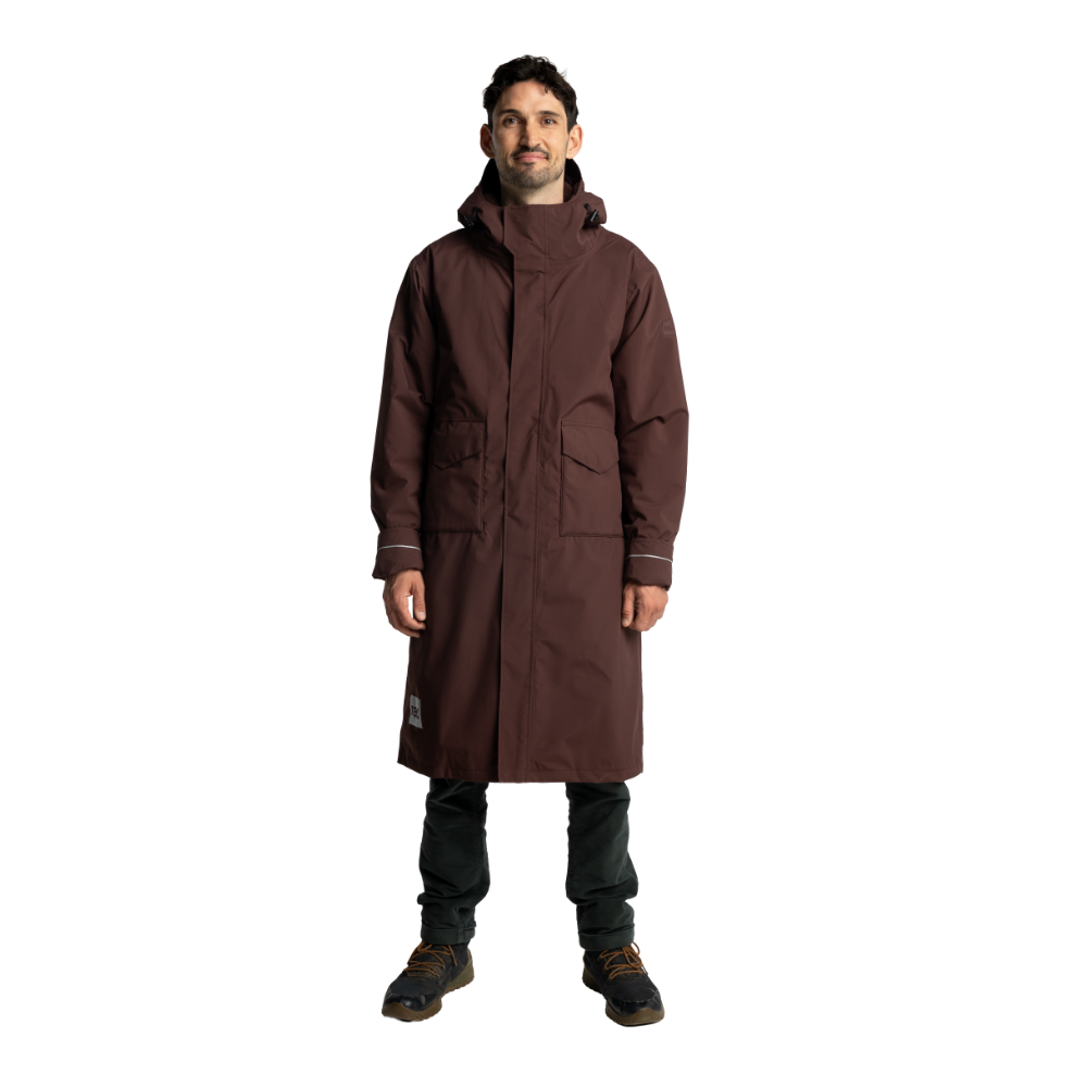 Men's EVO Pro Waterproof Parka Jacket - Deep Chestnut
