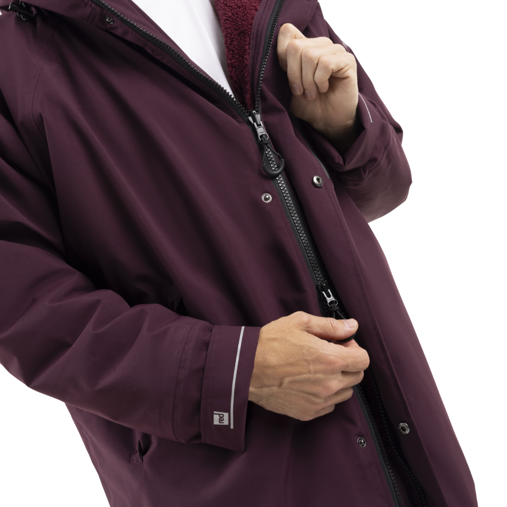 Women's Long Sleeve Dry Waterproof Changing Robe Alter EVO - Rich Burgundy