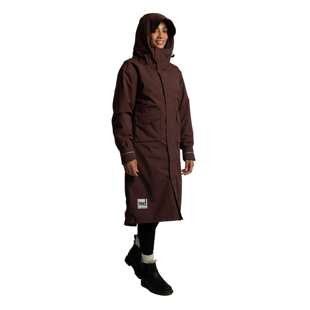 Women's EVO Pro Waterproof Parka Jacket - Deep Chestnut