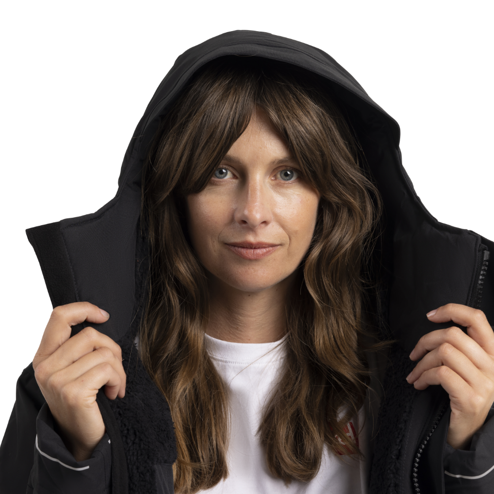 Women's EVO Pro Waterproof Parka Jacket - Stealth Black