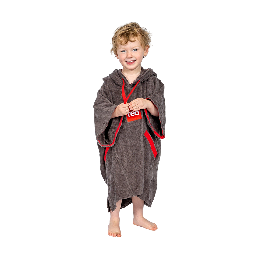 Toddler Towelling Change Robe - Grey