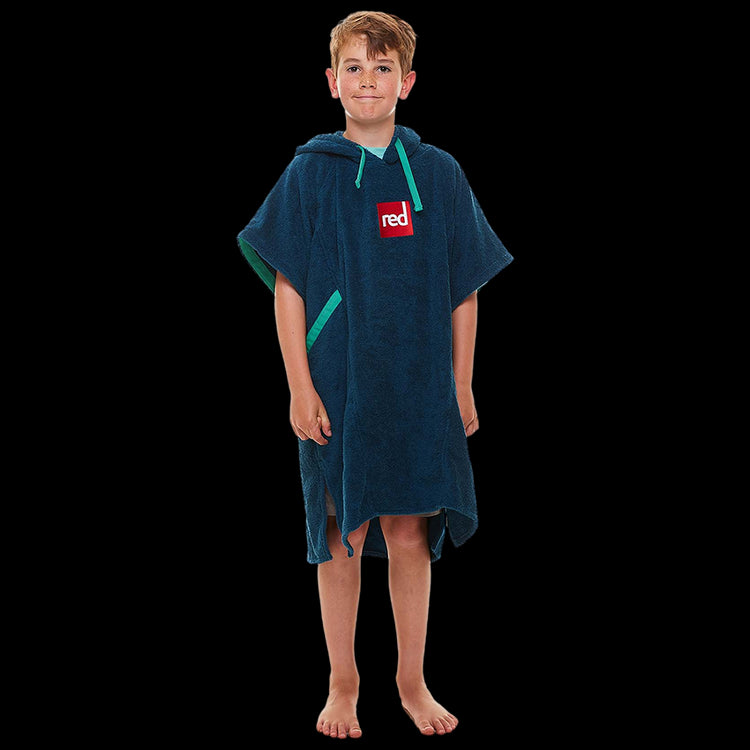 Kids Towelling Change Robe - Navy