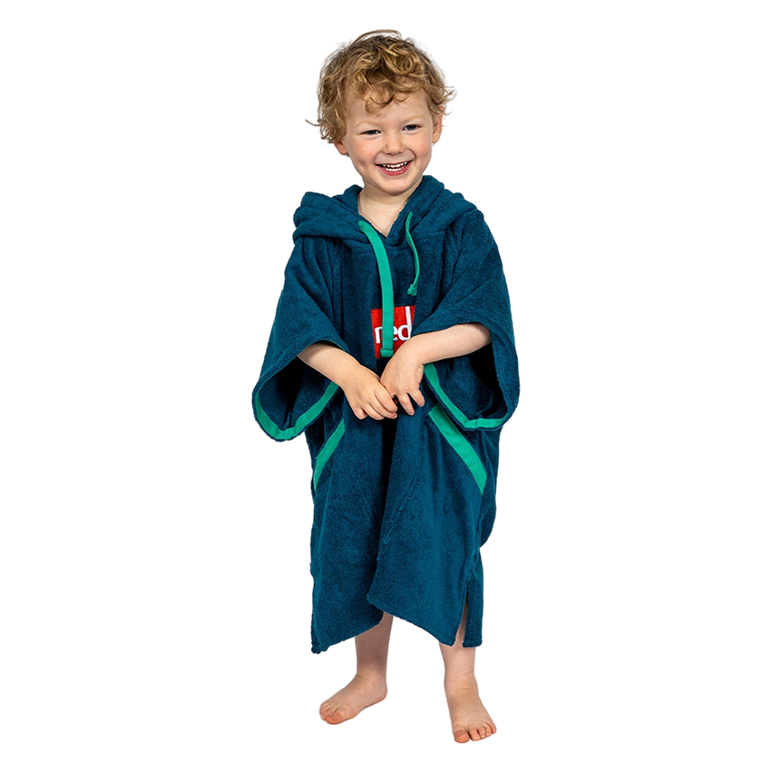 Toddler Towelling Change Robe - Navy