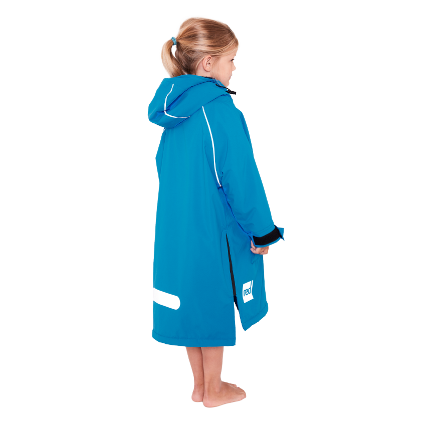 Red Original Kid s Waterproof Dry Poncho Robe Marine Red Equipment ROW