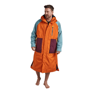 Men's Long Sleeve Recovered Dry Changing Robe Alter Evo - Orange